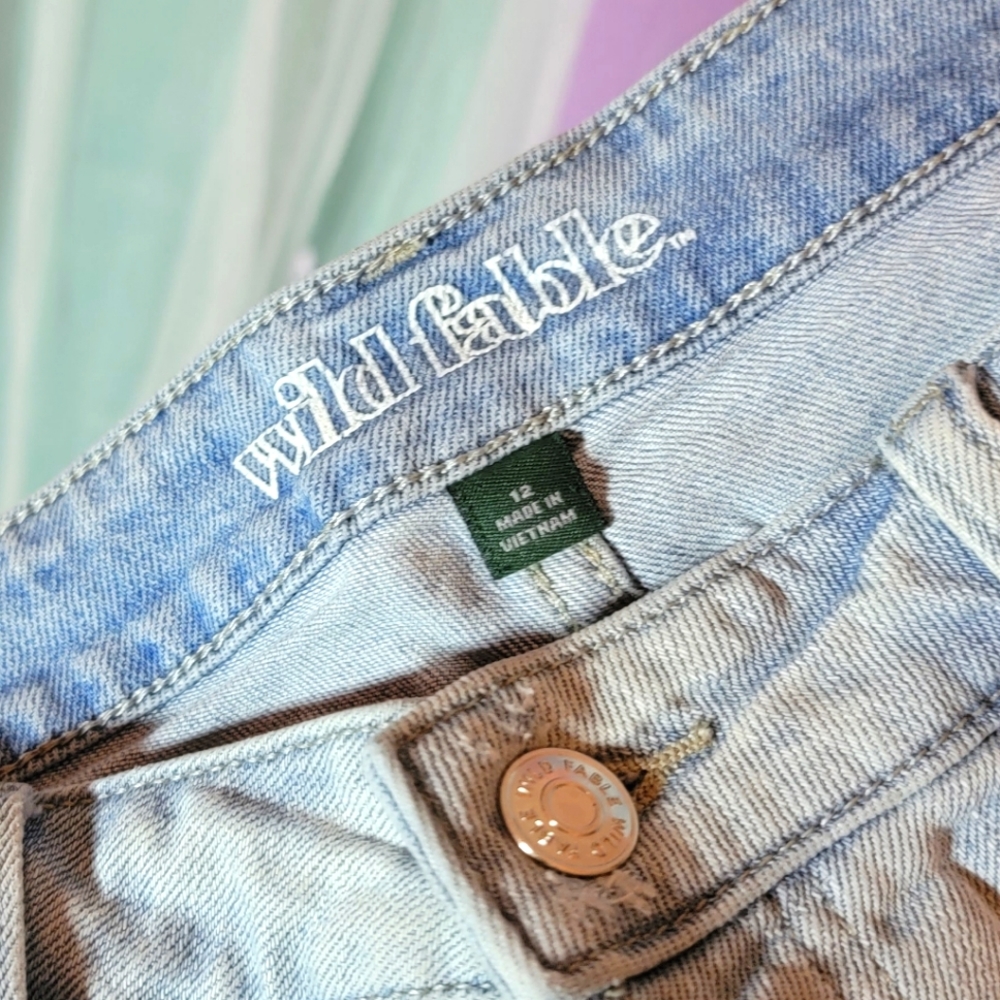 Wild Fable light denim high waisted shorts - Picture 4 of 4